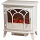 Fine Elements 1.8kW Large Stove Heater with Flame Effect - White