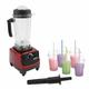 KUKoo 10643 Commercial Food Blender And Smoothie Maker - Red