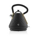 Swan SK14080BLKN Gatsby Pyramid Kettle - Black/Gold