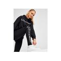 Emporio Armani EA7 Overhead Hoodie/Leggings Tracksuit - BLACK - Womens, BLACK