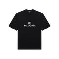 Balenciaga Womens BB Pixel Medium Fit T-shirt Black