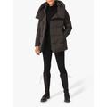 Hobbs Heather Short Puffer Jacket, Dark Charcoal