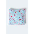 Cotton Birds and Flower Cushion Cover