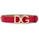 Dolce & Gabbana DG Logo Belt Red