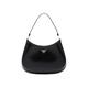 Prada Cleo Shoulder Bag Brushed Leather Black