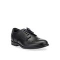 Start-rite Brogue Pri Leather Girls Smart Lace Up School Shoes - Black, Navy, Size 1 Older