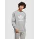 adidas Adicolor Classics Trefoil Crewneck Sweatshirt - Medium Grey Heather, Medium Grey Heather, Size S, Men