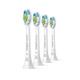 Philips Sonicare Optimal W2 White Replacement Brush Heads, Pack Of 4 Hx6064/10