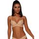Gossard Superboost Lace Padded Plunge Bra - Nude, Nude, Size 32E, Women