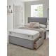 Airsprung Emme Memory Divan With Mattress Options - Grey