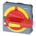 Siemens 8Ud1731-2Ad05 Handle W/masking Frame, Red/yellow, 55mm