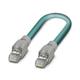 Phoenix Contact Vs-Ip20-Ip20-94C/10 Ethernet Cable, Rj45 Plug-Rj45 Plug, 10M