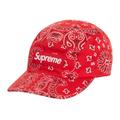 Supreme Bandana Camp Cap Red