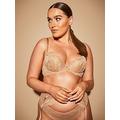 Ann Summers Bras Sexy Lace Planet Padded Plunge, Beige, Size 34G, Women