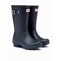 Hunter Original Kids Wellington Boots - Navy, Navy, Size 3 Older