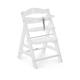 Hauck Alpha+ Wooden Highchair - White