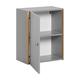 Vox Nature Wall Storage Unit in Oak Effect & Grey