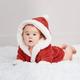 Personalised Red Santa Christmas Dressing Gown