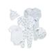 Mamas & Papas Baby Unisex 5 Piece Elephant Set - White