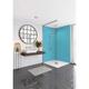 Mermaid Brilliance Aqua Gloss Acrylic Shower Panel - 2440mm x 1200mm Mermaid Panels AK-AQUA-1200