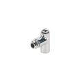 JTM Cooker Ancillaries Gas Restrictor Chrome Fitting 12mm x 2" -: