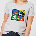 Disney Mickey And Donald Clothes Swap Women's T-Shirt - Grey - XL