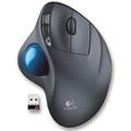 Logitech 910-001882 Trackball Mouse, Standard, Blue/silver