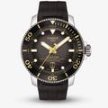 Tissot Mens Black Seastar 2000 Professional Powermatic 80 Watch T120.607.17.441.01