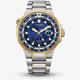 Citizen Mens Eco-Drive Endeavour Two-Tone & Blue Dial Watch BJ7144-52L