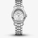 Chopard Happy Sport Silver Oval Diamond Bracelet Watch 278602-3002