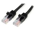 StarTech Cat5e Patch Cable With Snagless RJ45 Connectors 1M Black