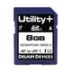 Delkin Devices Se08Apg49-1B000-3 Memory Card, Sdhc, Class 10, Mlc, 8Gb