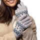 Ladies Avens Thermal Gloves - Light Grey