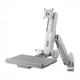 Amer Mounts AMR1AWS monitor mount / stand 61 cm (24") Grey Wall