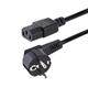 StarTech.com 3m (10ft) Computer Power Cord 18AWG EU Schuko to C13 Power Cord 250V 10A Black Replacement AC Cord TV/Monitor Power Cable Schuko CEE 7/7 to IEC 60320 C13 Power Cord - PC Power Supply Cable