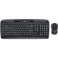 Logitech Wireless Combo MK330. Keyboard form factor: Full-size (100%). Keyboard style: Straight. Connectivity technology: Wireless Device interface: USB Keyboard layout: QWERTY Recommended usage: Home. Product colour: Black. Mouse included