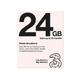 Three 3G 4G & 5G-Ready 24GB Prepaid Mobile Broadband Trio SIM Card