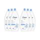 Dove Body Wash Soothing Care & Ultra-gentle Cleansing For Sensitive Skin 6x450ml - Cream - One Size