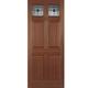 Mendes External Hardwood Colonial Top Light Lead Triple Glazed Front Door - 813mm x 2032mm DPFELUA28ECTL1