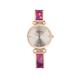Bertha Womens Katherine Enamel-Designed Bracelet Watch - Purple Stainless Steel - One Size