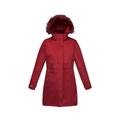 Regatta Womens/Ladies Lyanna Faux Fur Trim Parka (Cabernet) - Red - Size 14 UK