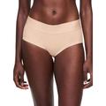 Chantelle Womens Smooth Lines Covering Shorty - Beige Nylon - Size Medium