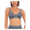 Wacoal Womens Eglantine Classic Underwired Bra - Blue Cotton - Size 38C