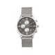 Breed Mens Espinosa Chronograph Mesh-Bracelet Watch w/ Date - Grey Stainless Steel - One Size
