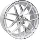 Calibre Exile-R Alloy Wheels in White Polished Set of 4 - 20x8.5 Inch ET45 5x120 PCD 65.1mm Centre Bore White Polished Face, White