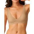 Sloggi Womens ZERO Feel Soft Bra - Beige Polyamide - Size X-Small