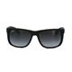 Ray-Ban Unisex Sunglasses Justin 4165 Rubber Black Grey Gradient 601/8G by - One Size