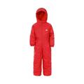 Trespass Baby Unisex Dripdrop Padded Waterproof Rain Suit - Red - Size 6-12M