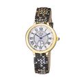 Gv2 Rome WoMens Silver Dial YG Watch - Multicolour Leather - One Size