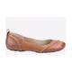 Hush Puppies Janessa Slip On Leather Womens - Tan - Size UK 4